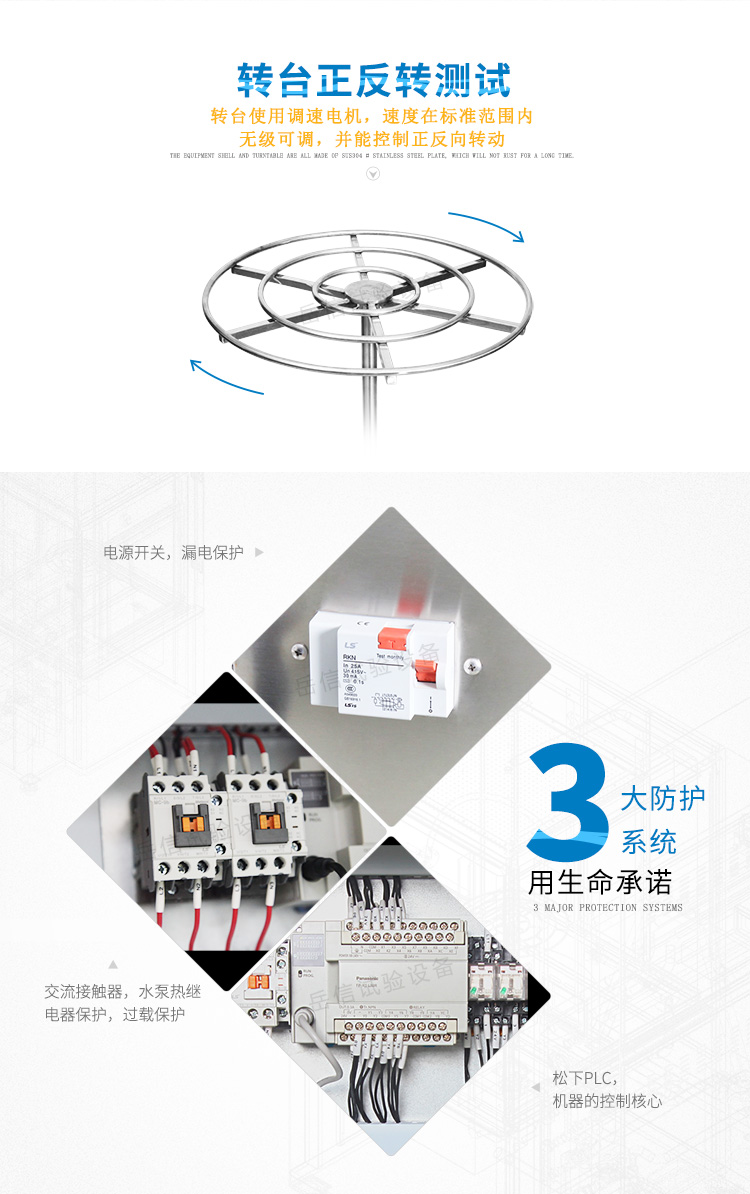 轉臺正反轉測試